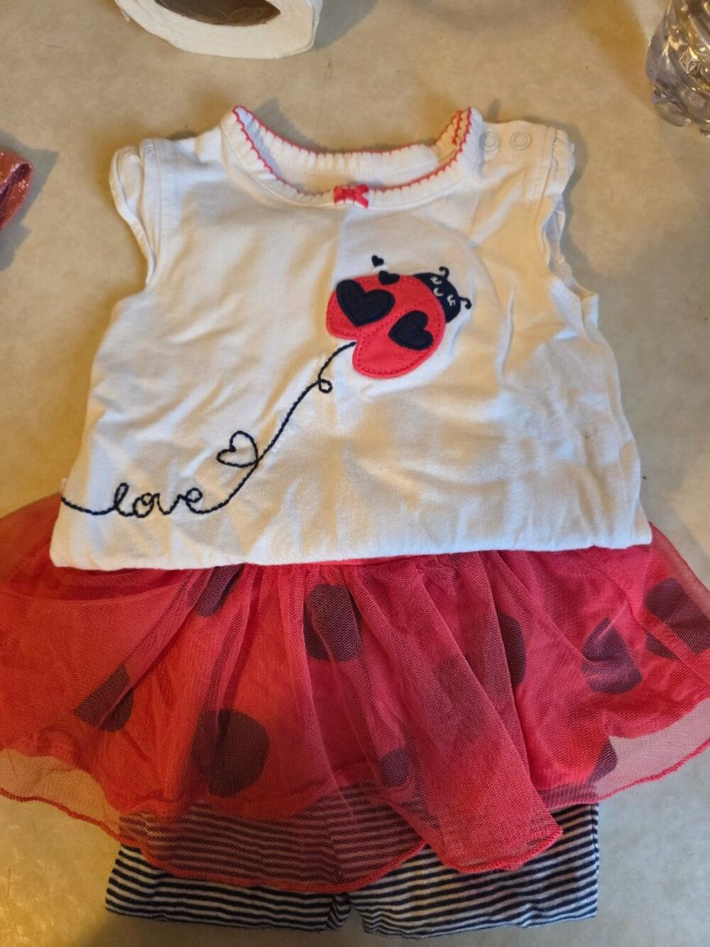 12M Carter's Ladybug Set